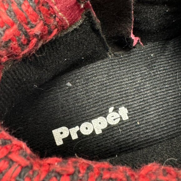 Propet Womens Burgundy Suede Leather Side Zip Snow Booties Size 6 - Picture 6 of 12